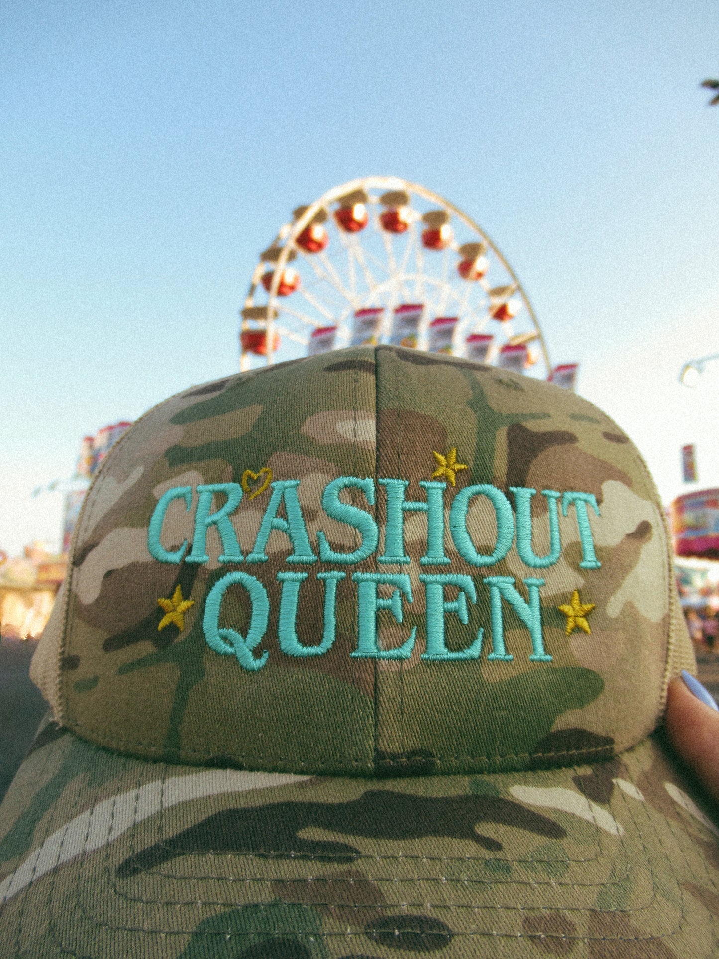 Camo Crashout Queen 🤩